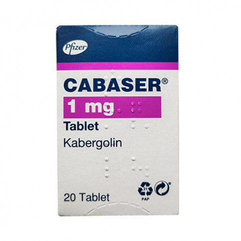Купить Кабазер (Cabaser, Каберголин Pfizer) 1мг таблетки №20 в Белгороде в Ульяновске
